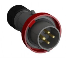Вилка кабельная Easy&Safe 332EP3W, 32А, 3P+E, IP67, 3ч2CMA101100R1000 ABB