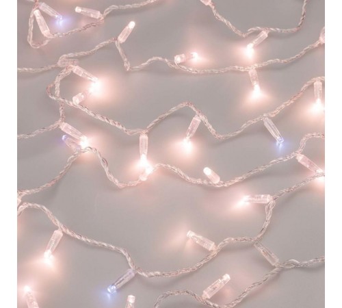 Светодиодная гирлянда ARD-STRING-CLASSIC-10000-CLEAR-100LED-FLASH Rose Gold (230V, 7W) (Ardecoled, IP65)  025790  Arlight