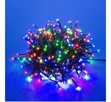 Гирлянда светодиодная  с контр. Фейерверк  ULD-S0600-400/DGA MULTI IP20 FIRECRACKER  6м. 400 диодов мультиколор шнур зеленый  UL-00005478  Uniel