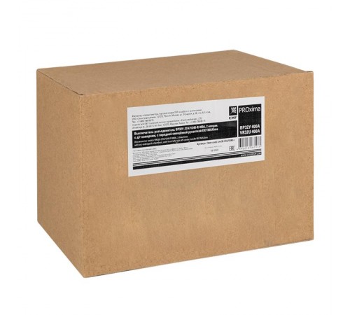 ВР32У-37A71240-R 400А, 2 направ. с д/г камерами, с передней смещённой рукояткой MAXima  uvr32-37a71240-r  EKF