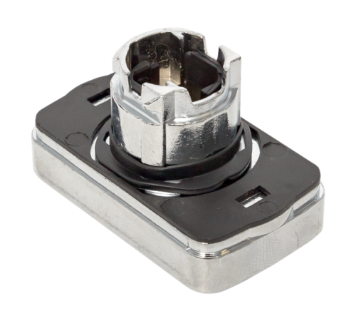 Исполнительный механизм кнопки XB4 "пуск-стоп"  плоский  возвратный без фиксации, с подсветкой EKF PROxima    XB4BL84   EKF 