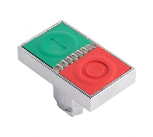 Исполнительный механизм кнопки XB4 "пуск-стоп"  плоский  возвратный без фиксации, с подсветкой EKF PROxima    XB4BL84   EKF 