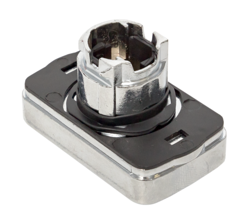 Исполнительный механизм кнопки XB4 "пуск-стоп"  плоский  возвратный без фиксации, с подсветкой EKF PROxima    XB4BL84   EKF 