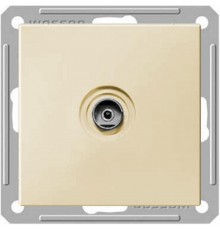 W59 Слоновая кость Розетка TV оконечная  RTS-151-2-86  SE