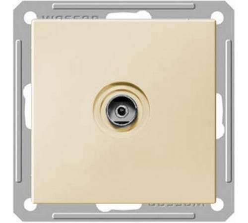 W59 Слоновая кость Розетка TV оконечная  RTS-151-2-86  SE