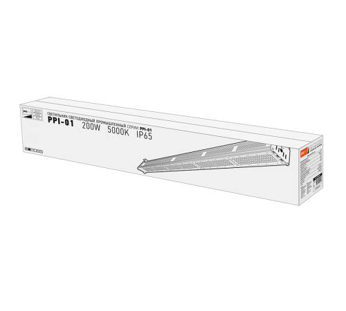 Светильник светодиодный промышленный подвесной PPI- 01 200w 5000K IP65 (new slim) 230V/50Hz/E  .5005518A  Jazzway