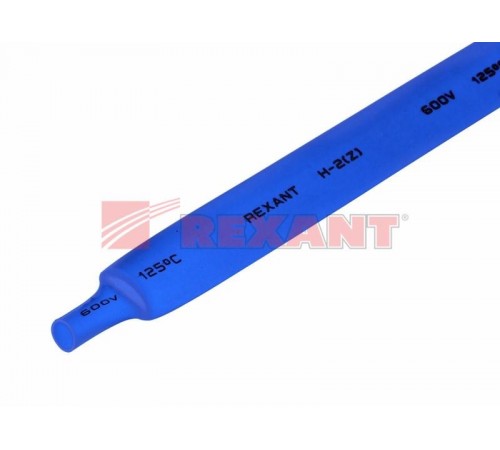 Термоусадочная трубка 9,0/4,5 мм, синяя, упаковка 50 шт. по 1 м  20-9005  REXANT