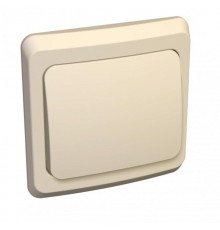 Этюд Кремовый С/У Выключатель кнопочный 1-клавишный  KC10-001K  SE