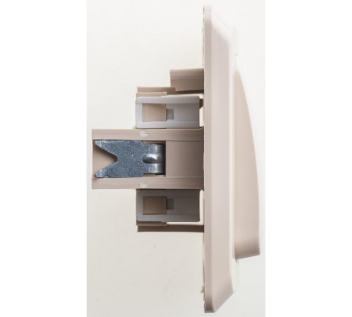 Этюд Кремовый С/У Выключатель кнопочный 1-клавишный  KC10-001K  SE