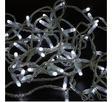 Гирлянда Нить 10м, с эффектом мерцания, прозрачный ПВХ, цвет Белый, 200 LED  305-295  NEON-NIGHT