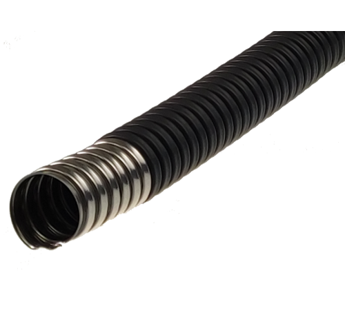 Металлорукав из нержавеющей стали в ПВХ изоляции Р3-НП нг 16 (50м/уп.) В1,5  zeta44815  ГОФРОМАТИК