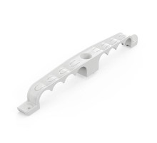 Держатель труб для прямого монтажа двусторонний на 8 мест в гофроящике серый d20 (100шт/кор) Промрукав  PR13.03296  Промрукав