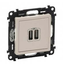 Valena LIFE DIY Сл.кость Розетка 2-ая USB 240В/5В 1500мА  753512  Legrand
