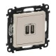 Valena LIFE DIY Сл.кость Розетка 2-ая USB 240В/5В 1500мА  753512  Legrand
