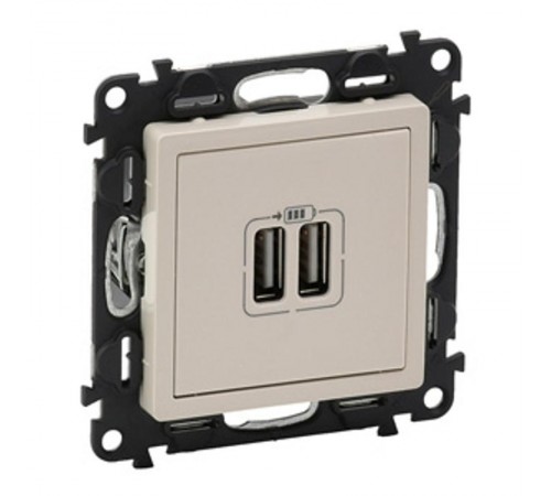Valena LIFE DIY Сл.кость Розетка 2-ая USB 240В/5В 1500мА  753512  Legrand