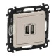 Valena LIFE DIY Сл.кость Розетка 2-ая USB 240В/5В 1500мА  753512  Legrand