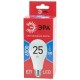Лампа светодиодная LED A65-25W-865-E27 R (диод, груша, 25Вт, холодный, E27) (10/100/1200)  Б0048011  ЭРА