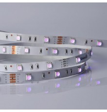 Лента светодиодная RGB ULS-M22-5050-30LED/m-10mm-IP20-DC12V-7,2W/m-5M-RGB PROFI  UL-00004371  Uniel