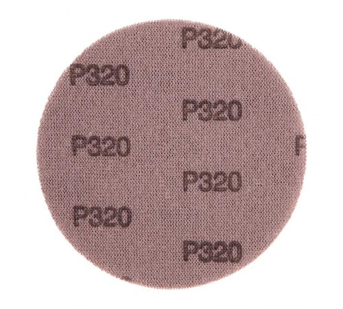 Диск шлифовальный на сетчатой основе 125 мм, Р320, 5 шт  KR-90-0046  Kranz