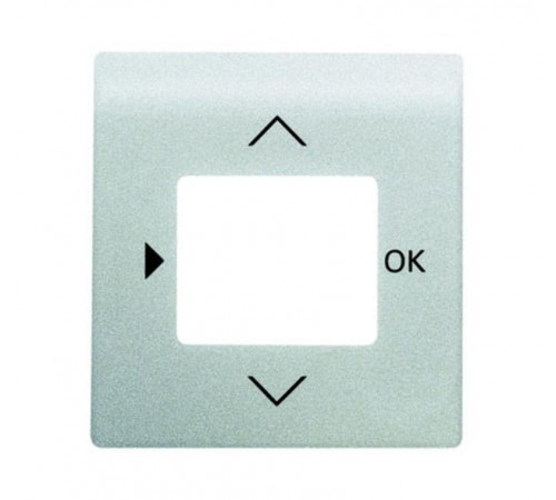 Плата центральная (накладка) для таймера 6455, 6456, серия impuls, цвет серебристый металлик  6430-0-0342   2CKA006430A0342  ABB