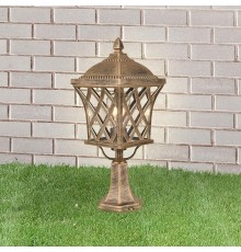 Светильник садово-парковый GL 1018S Cassiopeya S черное золото  a039869  Elektrostandard