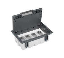 Simon CIMA 500 Люк на 4 модуля 500CIMA (8 модулей 45х45 мм), глубина 70-100мм, посадка 170х265мм, max 900кг, серый  52050004-035  Simon