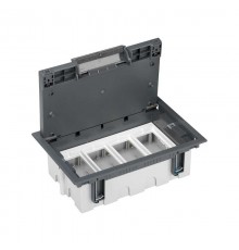 Simon CIMA 500 Люк на 4 модуля 500CIMA (8 модулей 45х45 мм), глубина 70-100мм, посадка 170х265мм, max 900кг, серый  52050004-035  Simon