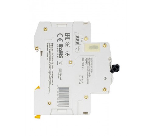 Выключатель автоматический однополюсный M06N 1P B 50А 6кА ARMAT  AR-M06N-1-B050  IEK