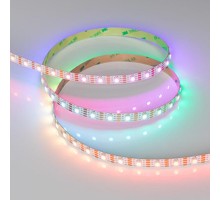 Светодиодная лента SPI-B60-10mm 5V RGB-PX1-BPT (12 W/m, IP20, 5060, 5m) (Arlight, бегущий огонь)  037855  Arlight