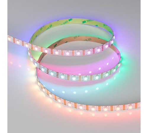 Светодиодная лента SPI-B60-10mm 5V RGB-PX1-BPT (12 W/m, IP20, 5060, 5m) (Arlight, бегущий огонь)  037855  Arlight