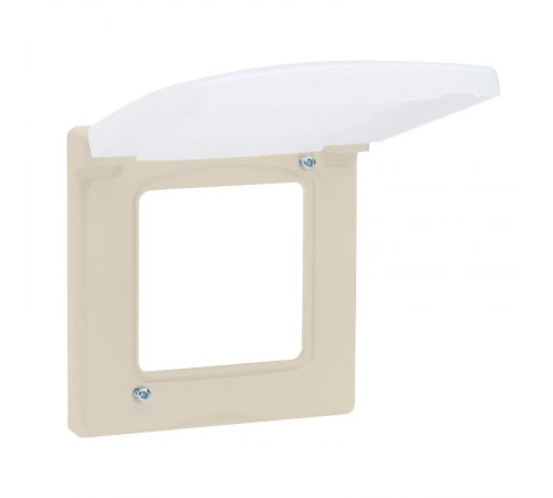 Inspiria Слоновая кость Рамка с защитной крышкой IP44  673921  Legrand