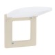 Inspiria Слоновая кость Рамка с защитной крышкой IP44  673921  Legrand