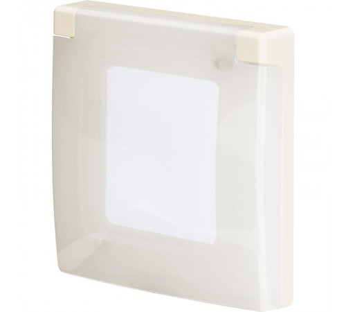 Inspiria Слоновая кость Рамка с защитной крышкой IP44  673921  Legrand