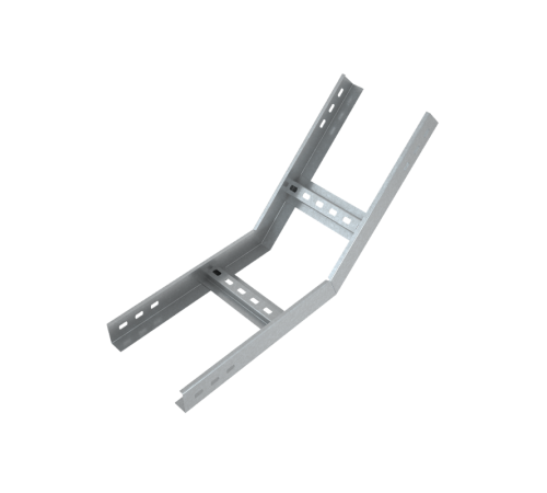 Угол лестничный вертикальный внутренний 45 град 100х100х1,5 мм  LNL45-100-100-1.5  КМ-профиль