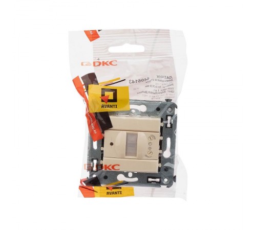 Датчик движения в стену, "Avanti", "Ванильная дымка"  4405143  DKC