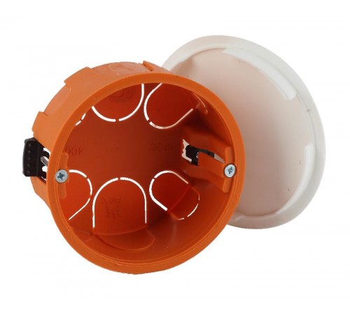 Коробка распределительная KRP 80х40мм для полых стен пласт. лапки, крышка IP20 (175/1575)  Б0047260  ЭРА (Энергия света)