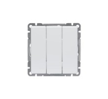 Выключатель 3-клавишный Impressivo, белый  10631UC-84  2TKA00000410  ABB