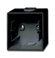 ABB Basic 55 Шато (чёрный) Коробка для открытого монтажа, 1-постовая  1799-0-0965   2CKA001799A0965  ABB