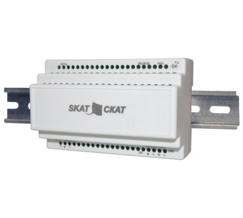 СКАТ-1200М DIN источник питания 12В 2,5А внешняя АКБ 7-12Ач холодный пуск СС ТР ПБ  83  Бастион