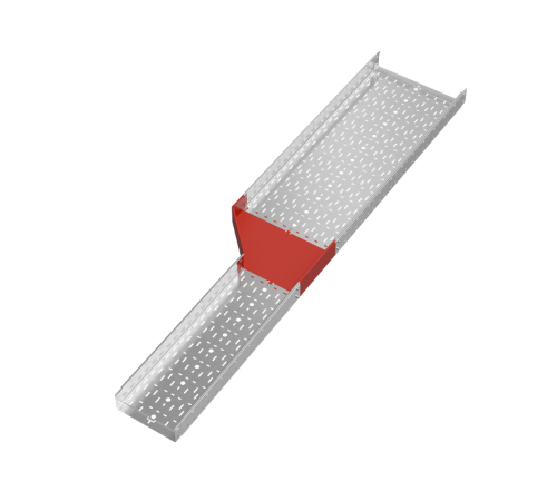 Переходник левый 100х300-500 мм "ПЛЮС"  PDplus100-300-500-L   КМ-профиль