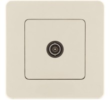Inspiria Слоновая кость Розетка телевизионная TV проходная С/У 14 дБ 5-862 мГц без рамки  673861  Legrand