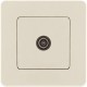 Inspiria Слоновая кость Розетка телевизионная TV проходная С/У 14 дБ 5-862 мГц без рамки  673861  Legrand