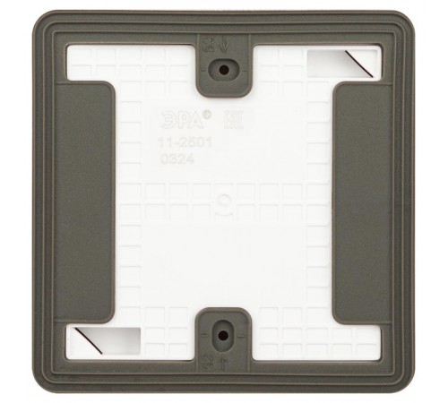 Розетка ЭРА Эксперт 11-2501-01 2P+E IP55, 16A-250В, ОУ, Белый  Б0063294  ЭРА