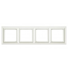 Рамка 4-поста; Eco Profi  Standart; термопласт; слоновая кость  EPS484  Jung
