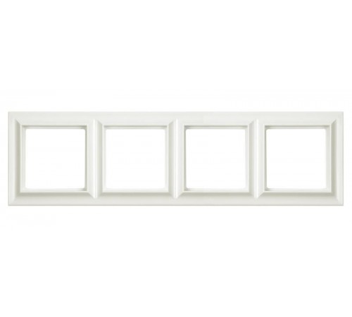Рамка 4-поста; Eco Profi  Standart; термопласт; слоновая кость  EPS484  Jung