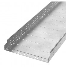 Лоток перфорированный Профи INOX (AISI 304) 500х100x3000 (1,5 мм) (6 м/уп)  PR16.13295  Промрукав