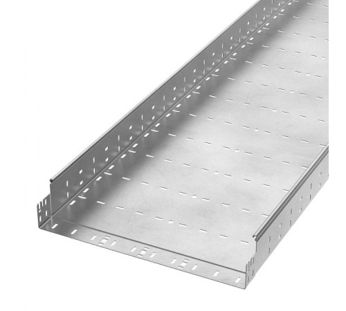 Лоток перфорированный Профи INOX (AISI 304) 500х100x6000 (2,0 мм) (12 м/уп)  PR16.13442  Промрукав