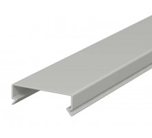 Крышка кабельного канала LK4 40 мм (ПВХ,серый) (LK4 D 40)  6178484  OBO Bettermann