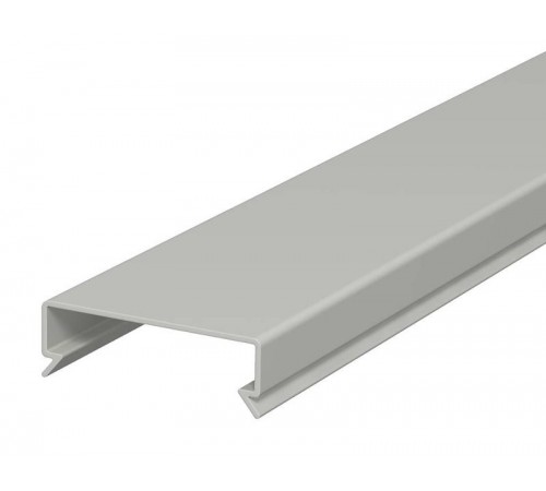 Крышка кабельного канала LK4 40 мм (ПВХ,серый) (LK4 D 40)  6178484  OBO Bettermann