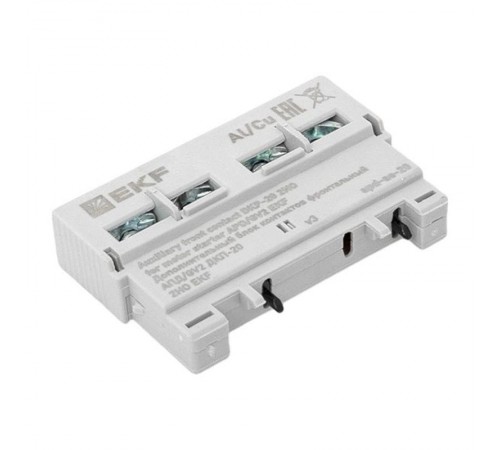 Дополнительный блок контактов фронтальный АПД/GV2 ДКП-20 2НО  apd-ae-20  EKF